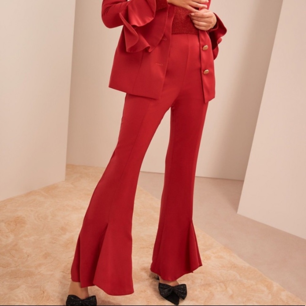 NWT KEEPSAKE The Label Wanderlust Pant Pomegranate